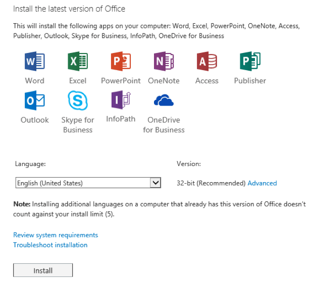 office 365 setup