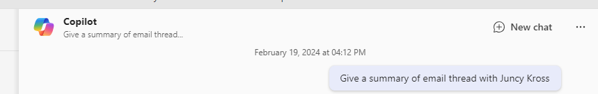 Updated Feature Copilot Experience within Microsoft Teams