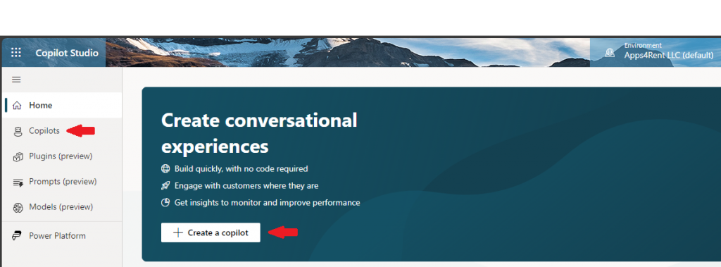 Create a Copilot