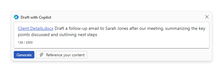 Prompt Given to Copilot